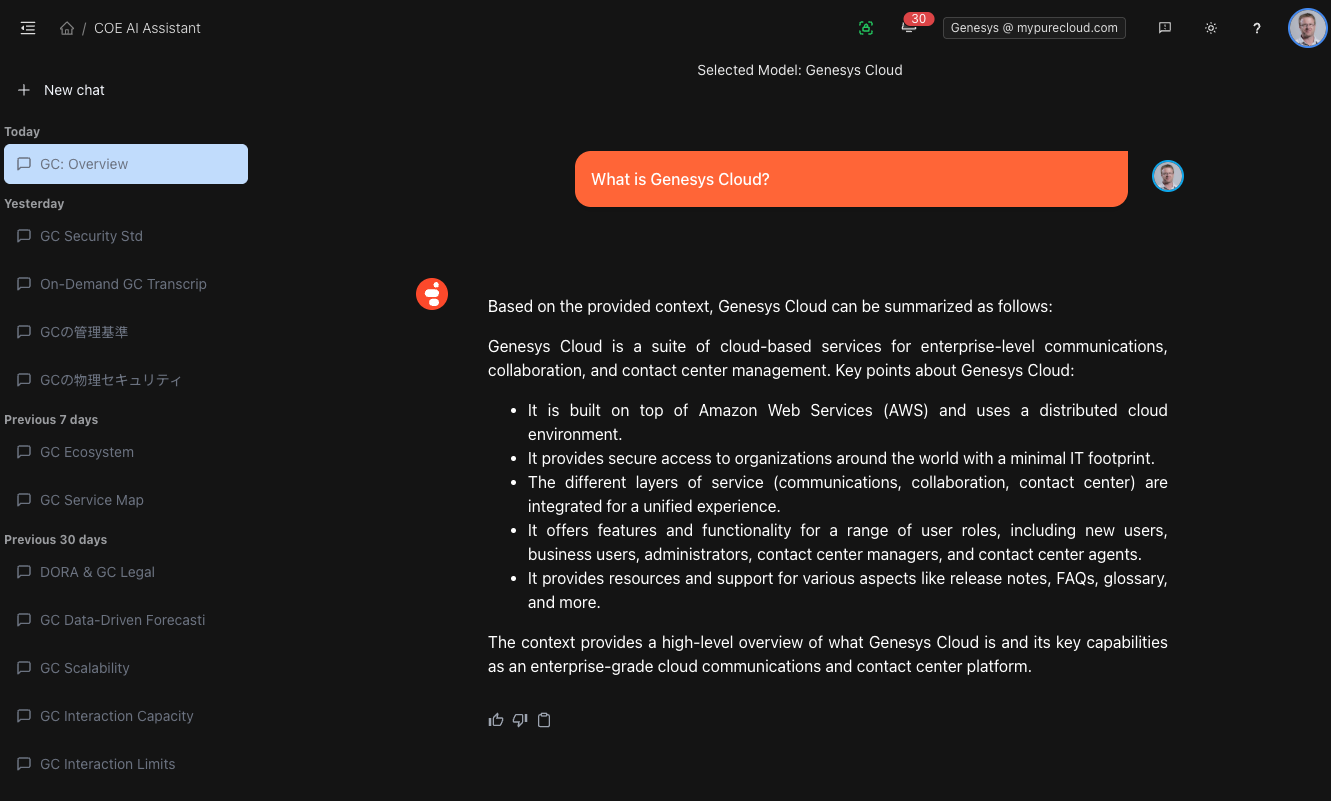 COE AI Assistant